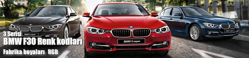 BMW F30 Boya Kodu Nerede Yazar