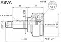 Honda Jazz AKS KAFASI 02-08 26X28X52 MAHER 44014SABN21