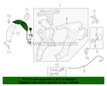 HYUNDAI ELANTRA ARKA ÇAMURLUK DAVLUMBAZI 14-16 ARKA SOL HMC 86821-3X700