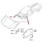 HYUNDAI STAREX ÇAMURLUK ÖN SOL KAMYONET ORJINAL 66311-47400