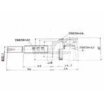 TOYOTA COROLLA AKS KAFASI DIŞ 02-03 / AVENSIS 01/- ABSLİ 48 DİŞ 26X58X23 MAHER
