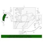 HYUNDAI ELANTRA ARKA ÇAMURLUK DAVLUMBAZI 11-13 ÖN SOL HMC 86823-3X100