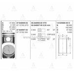 MAZDA B2500 PİSTON SEKMANLI ÇELİK 050 TURBO TPR JAPON SEKMANLI YENMAK
