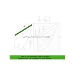 ACCENT BLUE CAM İÇ FİTİLİ ARKA KAPI SOL 11/- ORJINAL 83231-0U0004X