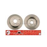 TOYOTA RAV4 FREN DİSKİ ARKA DÜZ 06-12 281-5 MAHER