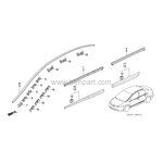 HONDA CIVIC KAPI BANT ARKA SOL 06-11 FD6 MAHER