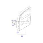 HYUNDAI STAREX KAPI ÖN SAĞ LIBERO KMY ORJINAL 76004-47101