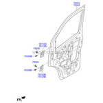 HYUNDAI H350 KAPI MENTEŞESİ ÖN ALT SAĞ 15/- ORJINAL 7914059100