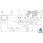MITSUBISHI L200 AKS KAFASI DIŞ 02-06 MAGNUM MAHER URW21-06048