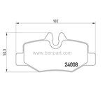 MERCEDES VITO FREN BALATASI ÖN W639 04-10 BTAP 0014211010