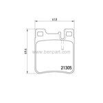 MERCEDES W124 FREN BALATASI ARKA W201 W202 W208 BTAP 0024204620