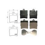 MERCEDES W208 FREN BALATASI ARKA W210 W203 97-07 KOMPRESÖR BTAP 0024205220