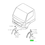 MITSUBISHI FE859 KAPI ALT FİTİLİ İÇ SOL MK403155