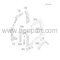 HYUNDAI HD35 KAPI ÇERÇEVE SACI SOL HD75 04/- MOBIS 72111-5H003