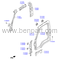 HYUNDAI HD35 KAPI ÇERÇEVE SACI SAĞ HD75 04/- MOBIS 72121-5H003
