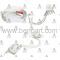 KIA BONGO MOTOR KAPUT MENTEŞESİ 02-04 SOL ORJINAL 0K6B052420