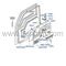FE449 FE449 KAPI CAMI İÇ FİTİLİ SAĞ FE304 ORJINAL 82240-45001