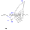 HYUNDAI H350 KAPI MENTEŞESİ ÖN ALT SAĞ 15/- ORJINAL 7914059100