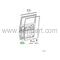 MITSUBISHI L300 KAPI ORTA CAMLI SOL TAIWAN MB506787