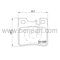 MERCEDES W124 FREN BALATASI ARKA ÇİFT PİMLİ W201 W202 W210 95-98 BTAP 0014209520